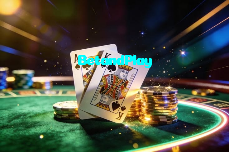 BetandPlay casino presented on mobile device in Pakistan with slots and live games